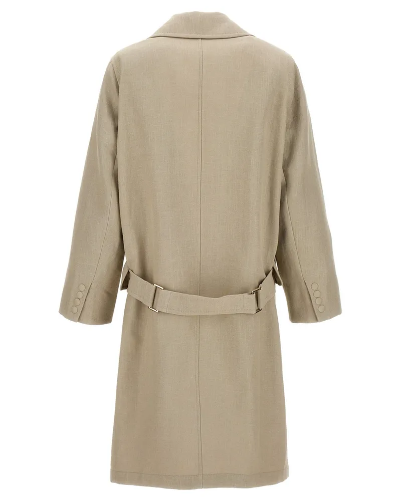 Max Mara Mescal’ Trench Coat Beige