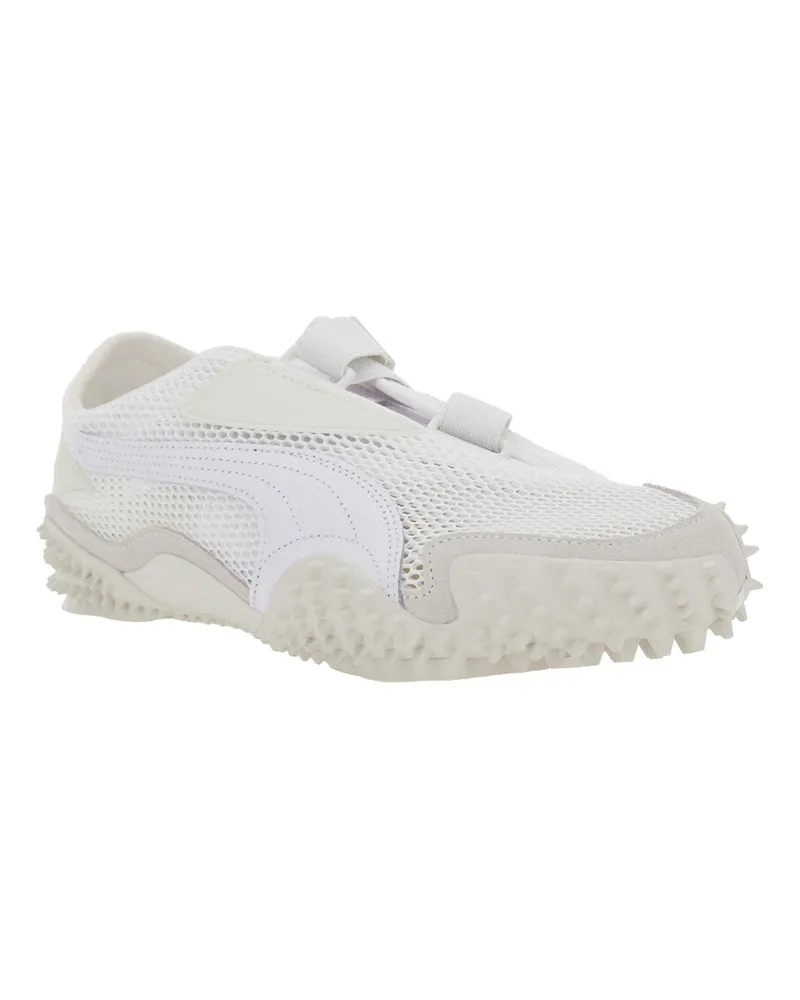 Puma Unisex Mostro White Low Top Sneaker Textile Trainers White