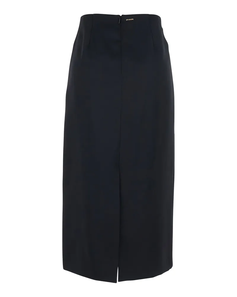 Twin-Set Women's Skirt High-Waisted Black Polyester Black