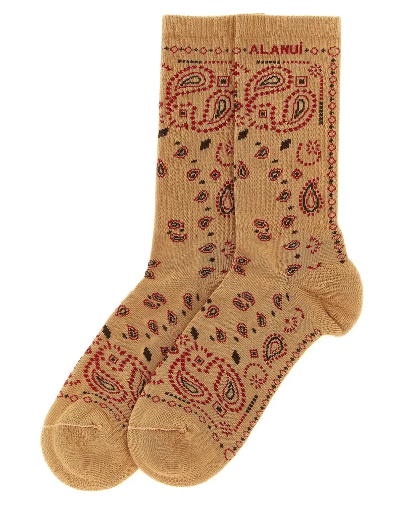 Alanui Bandana Socks 