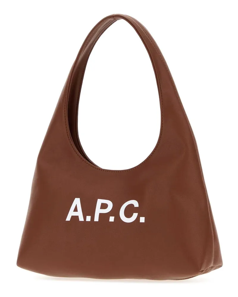 A.P.C. Ninon Shoulder Bag — Brown Brown