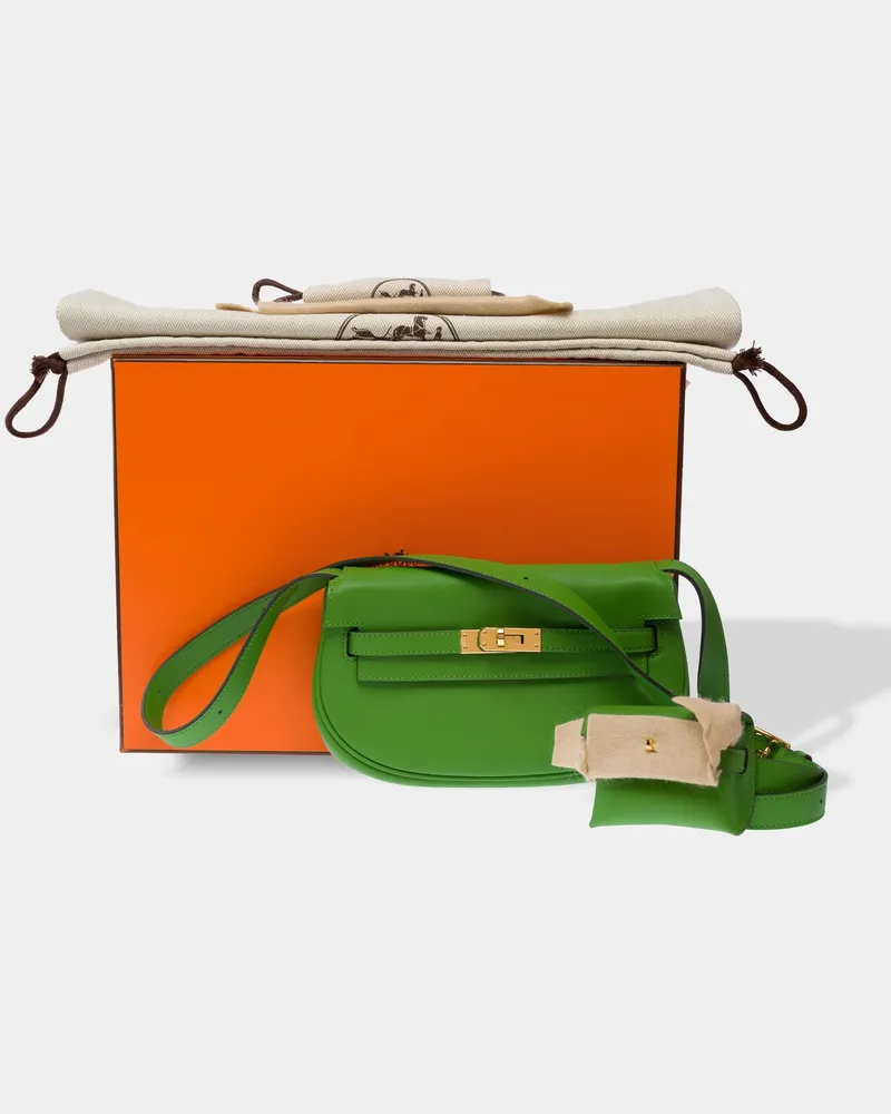 Hermès Kelly Moove Crossbody Bag — Yucca Green Green