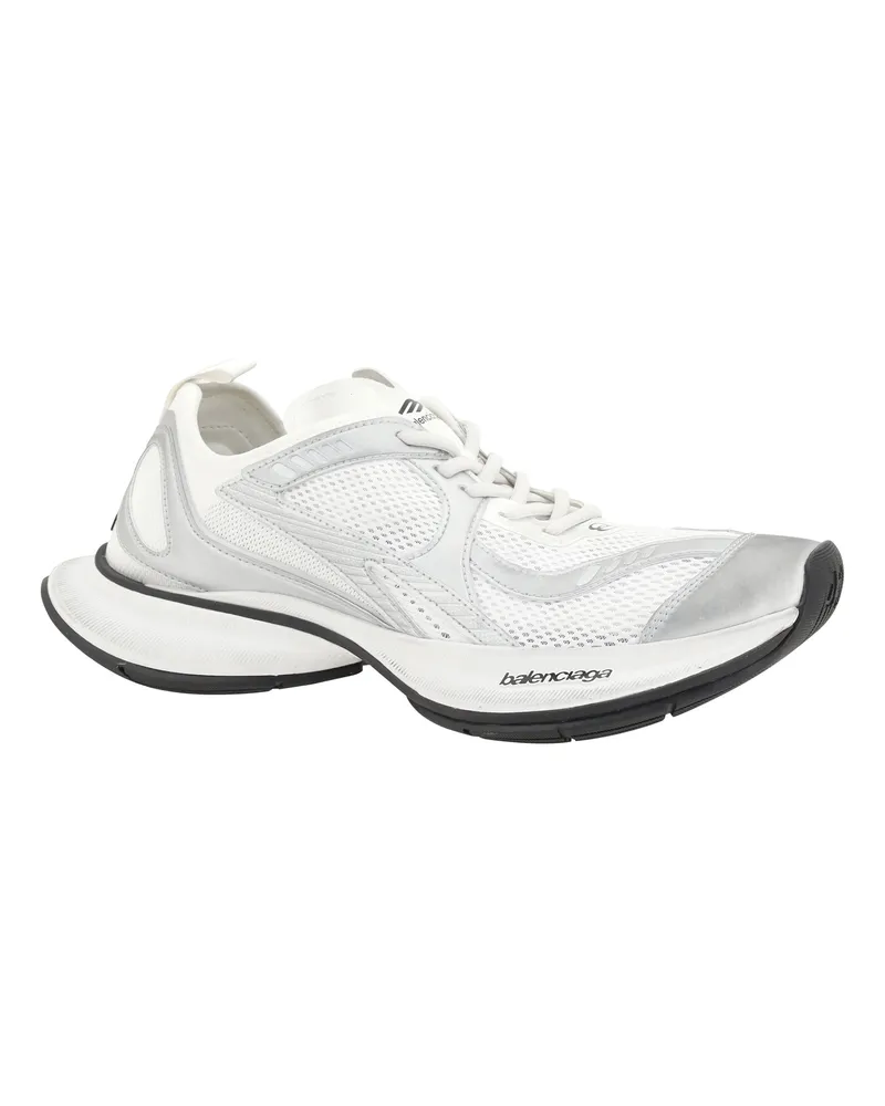 Balenciaga Men's Circuit Sneakers White-Silver White/silver White