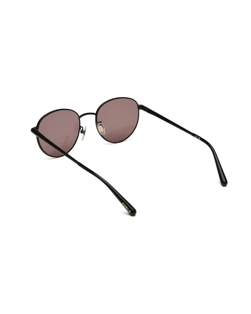 Furla Women's Sunglasses Black-Brown Metal Black