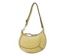Women's Oskan Moon Shoulder Bag Yellow Lambskin