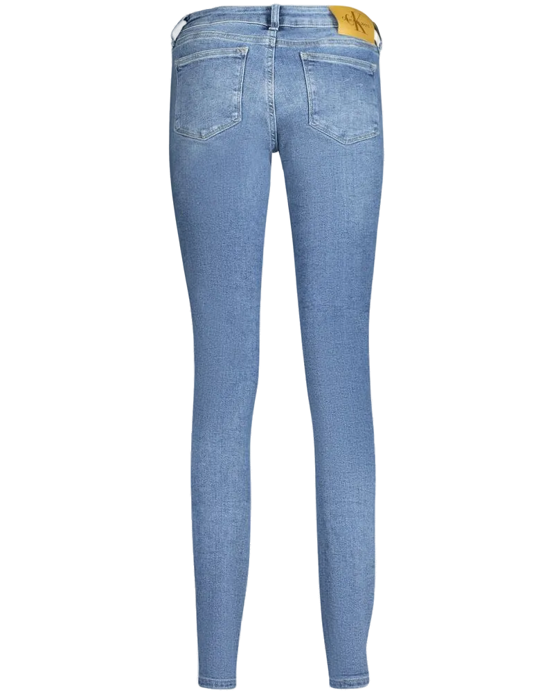 Calvin Klein Mid-Rise Skinny Jeans — Blue Blue