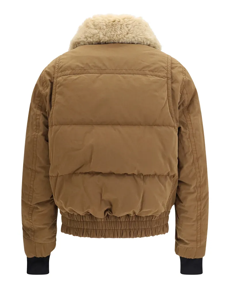 Moncler Alpental Down Jacket — Beige Beige