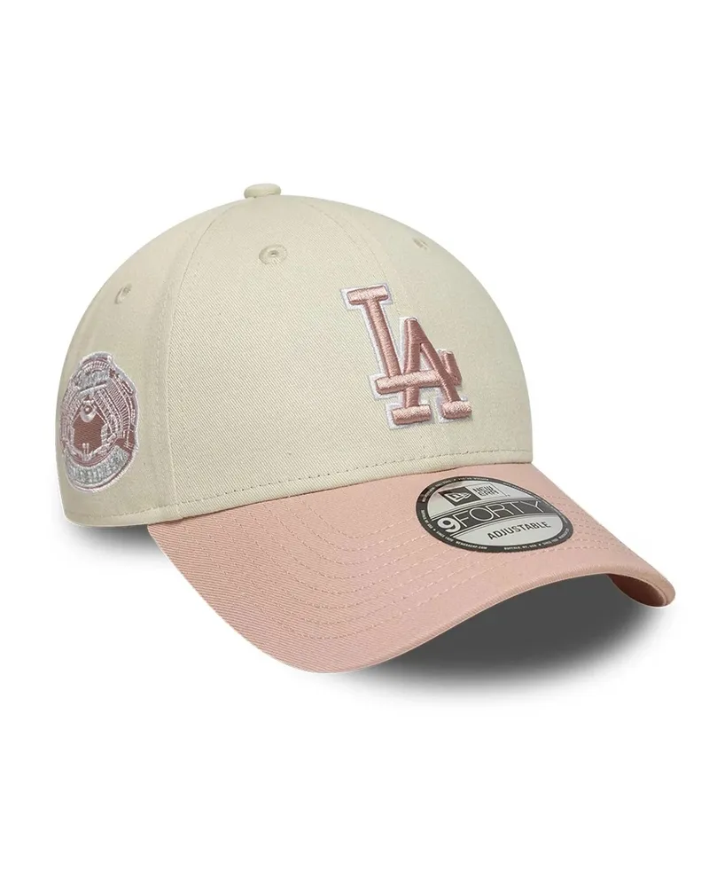 New Era Unisex Baseball Cap La Dodgers Light Beige Cotton Hat Beige