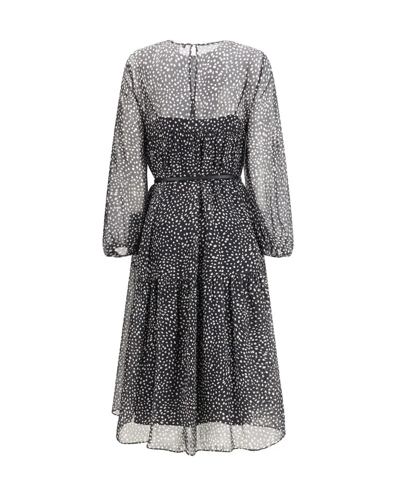 Max Mara Women's Black Silk Casual Dress Black