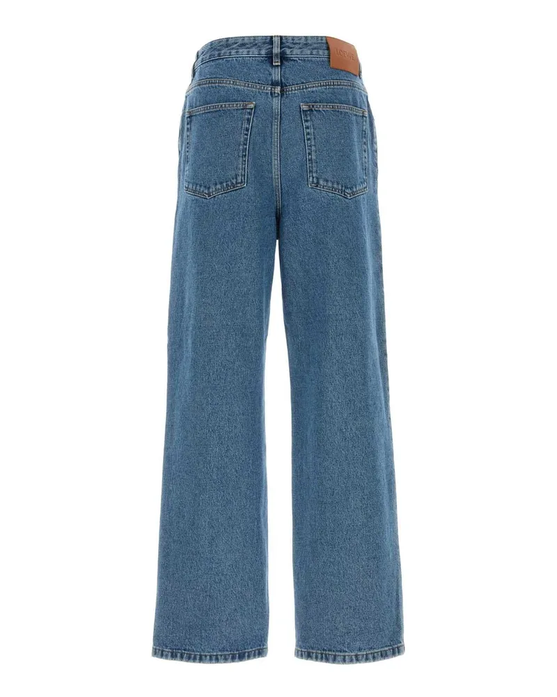 Loewe Men's Denim Jeans Jeansblue Exterior: Cotton Blue