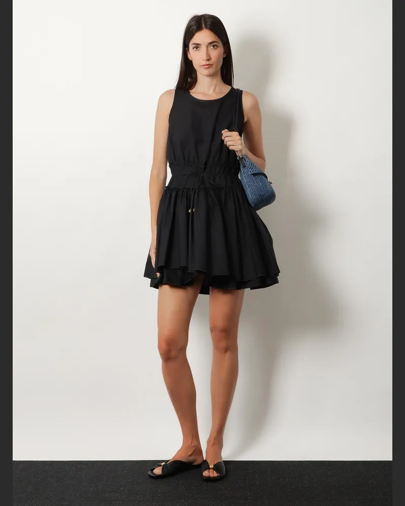 Loewe Women's Dress Paulas Ibiza Black Cotton Black