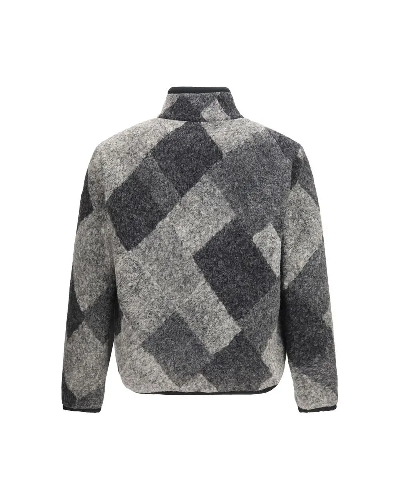Moncler Men Gray Wool Oves Aries Sweatshirt Clothing Gray