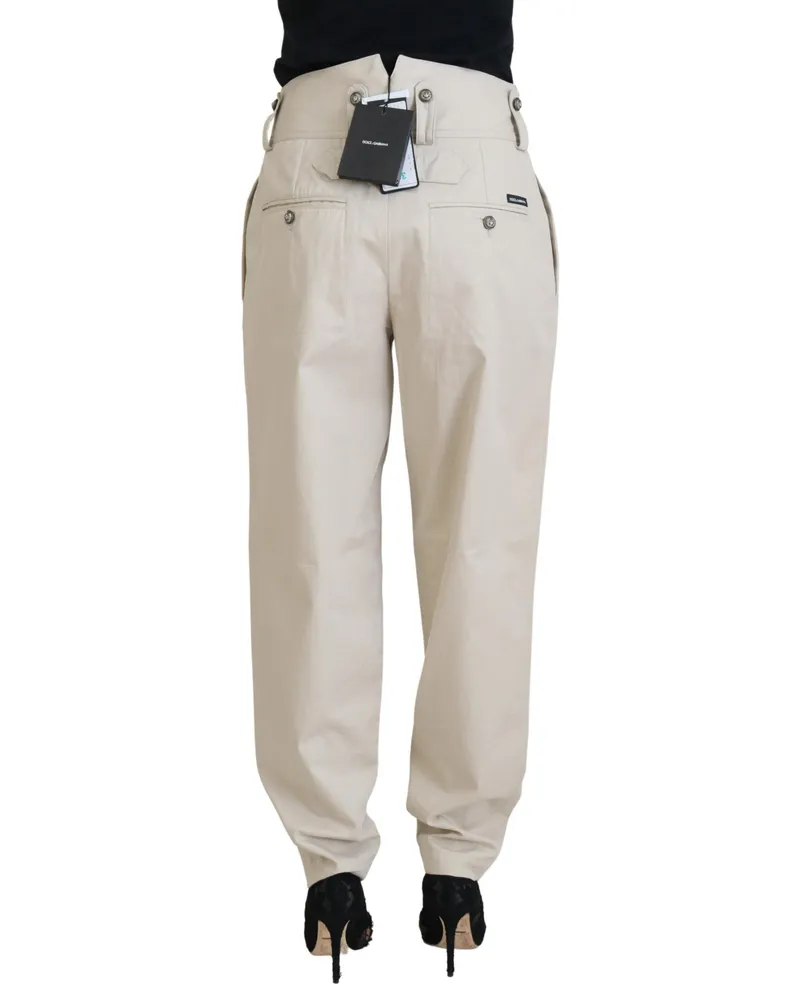 Dolce & Gabbana Cotton Cargo Pants — Beige Beige