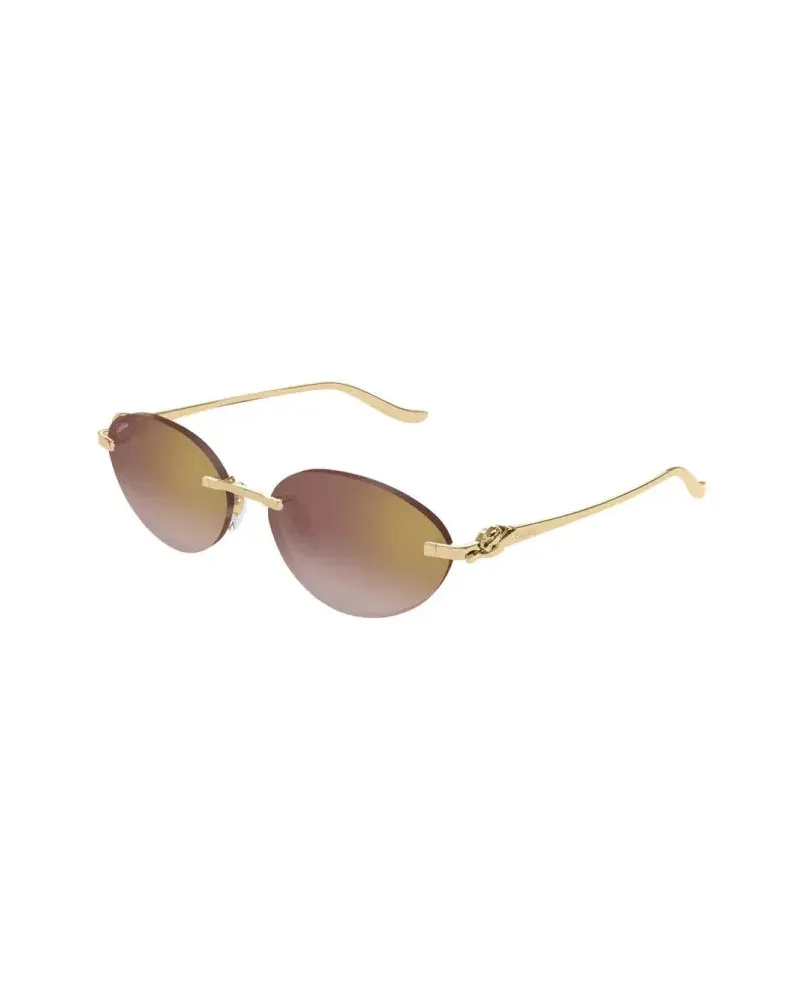Cartier CT0504S002 Sunglasses — Gold Gold