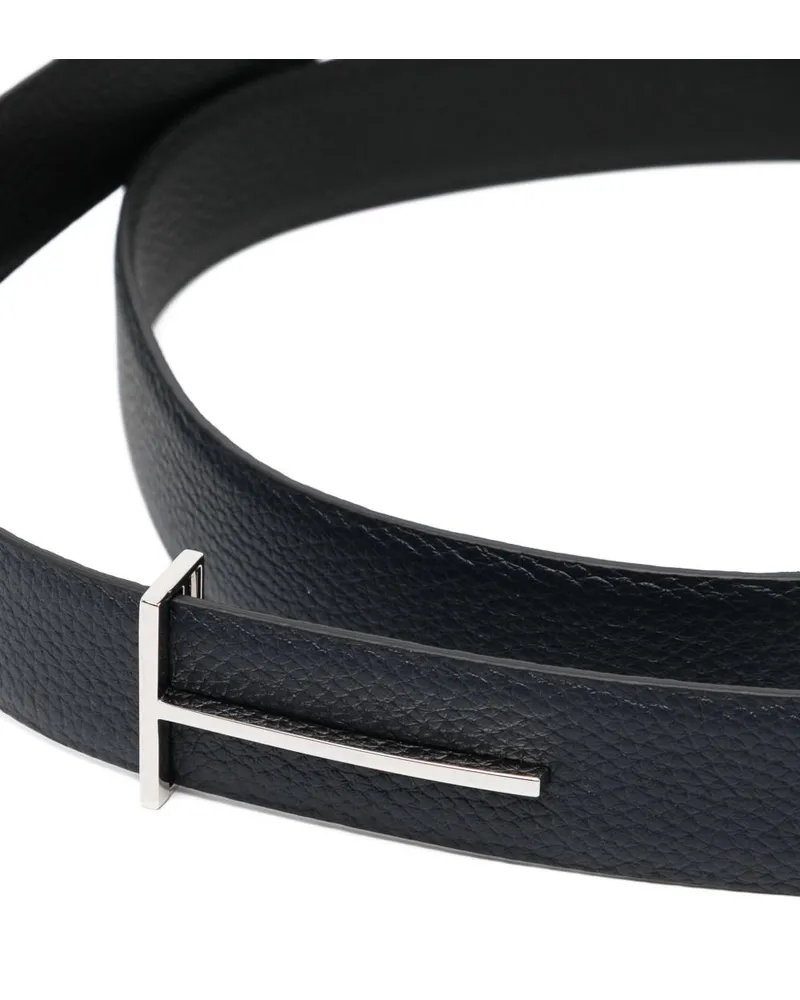 Tom Ford T-Belt Belt — Navy Navy