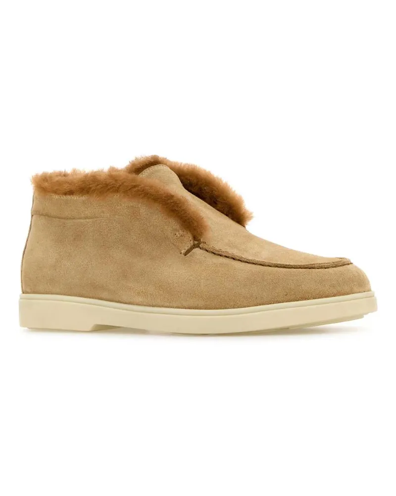 Santoni Yalta Boot — Brown Brown