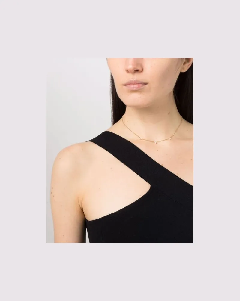 Roberto Coin 18kt Yellow Gold Diamonds Love By The Yard Necklace Continuty Gold