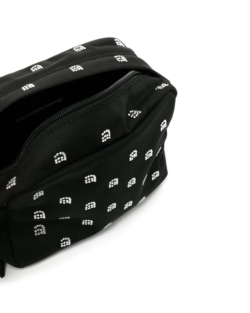 Alexander Wang Women's Wangsport Crystal Logo Camera Bag Black > Shoulder Black