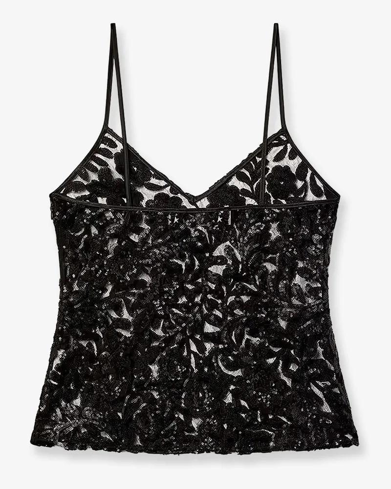 Golden Goose Women's Tulle Top Black Polyester T-Shirts & Jerseys Black