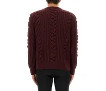 Wool Mix Sweater — Bordeaux