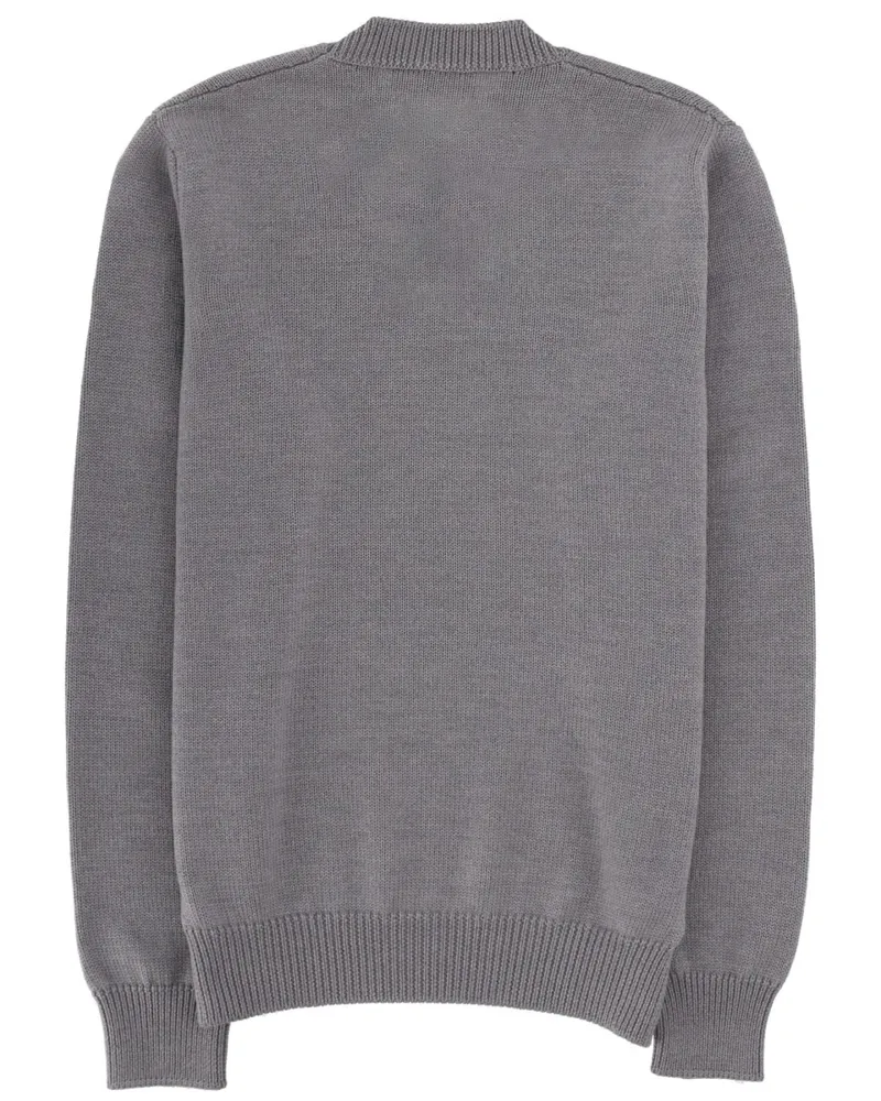 Fendi Virgin Wool Sweater — Gray 