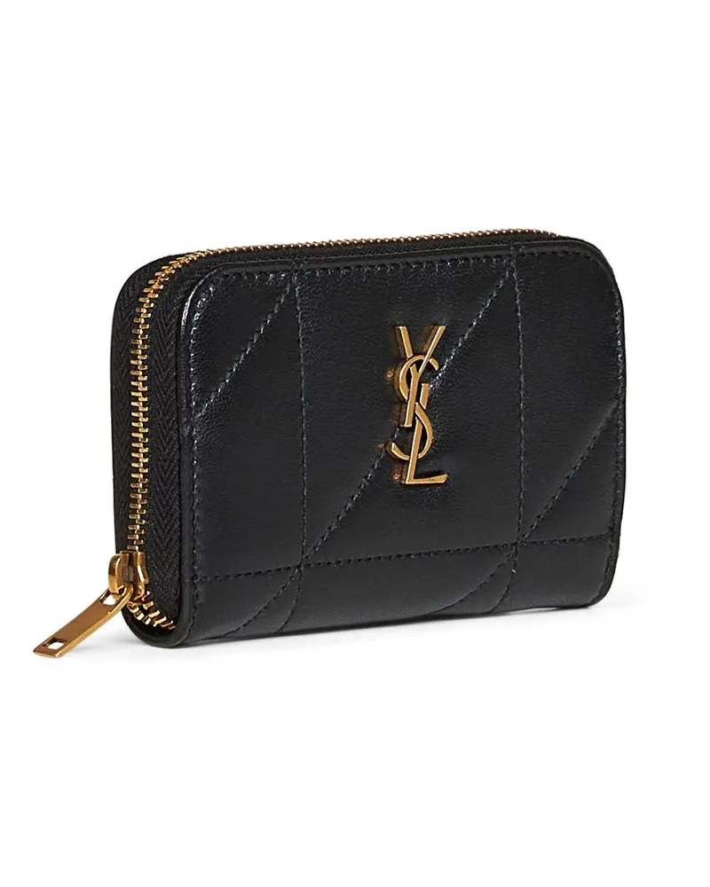 Saint Laurent Women's Coin Purse Jamie Nappa Leather Black Lambskin Wallets & Purses Black