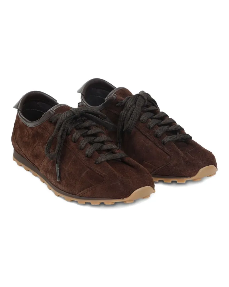 Jacquemus Suede Leather Sneaker — Brown Brown
