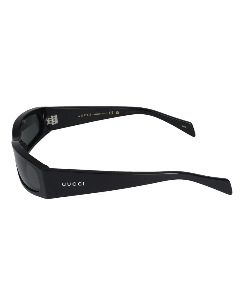 Gucci Men's Sunglasses Gg1778s 001 Black Grey 17-135 Acetate Black