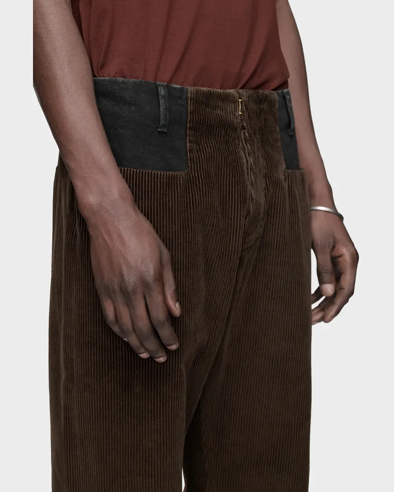 Maison Margiela Waistless Trousers — Brown Brown