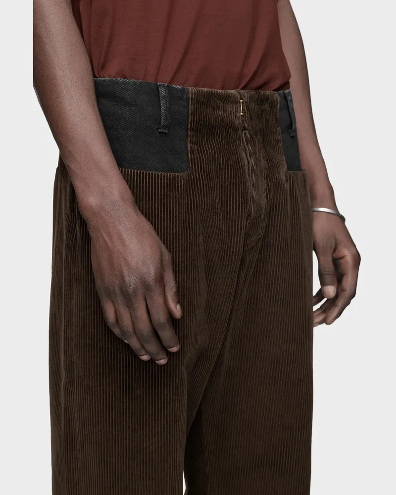 Maison Margiela Waistless Trousers — Brown Brown