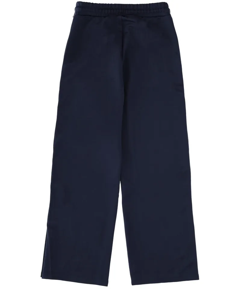 Michael Kors Logo-Print Recycled Polyester Joggers — Blue Blue