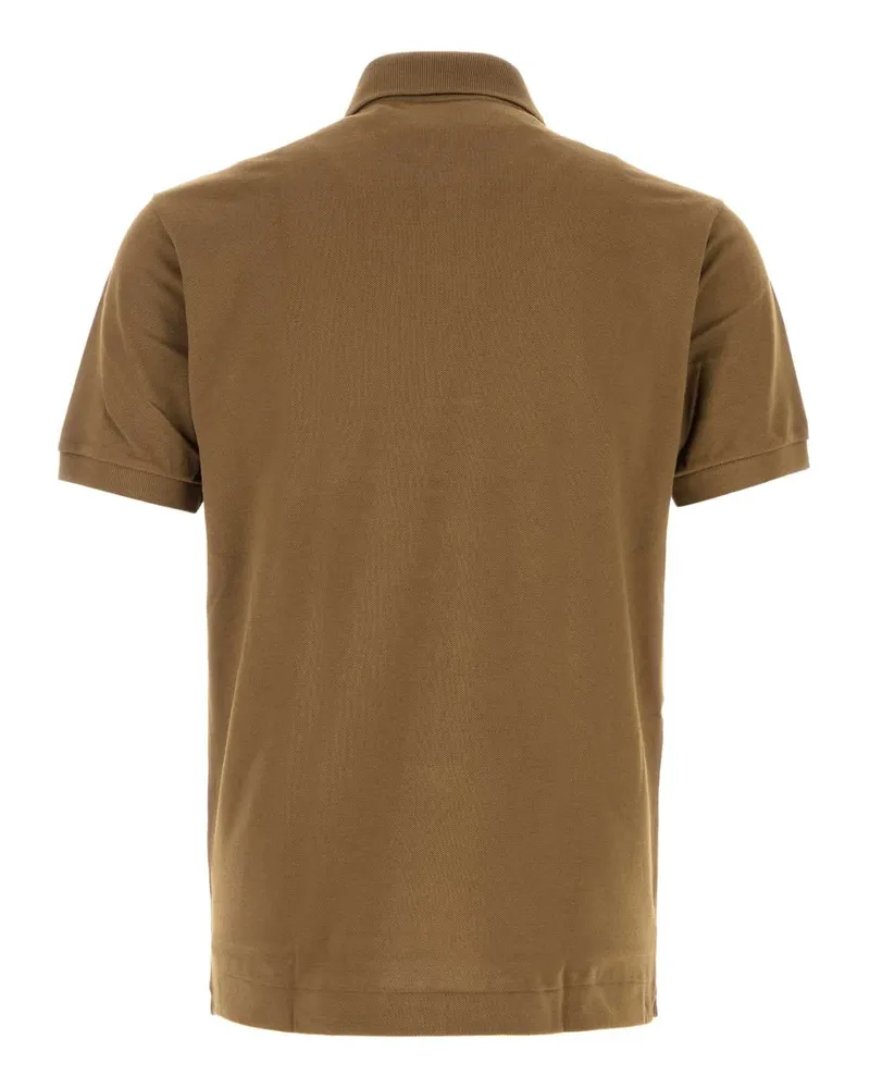Lacoste Men's Biscuit Piquet Polo Shirt Cookie Exterior: Cotton T-shirts And Polos Beige