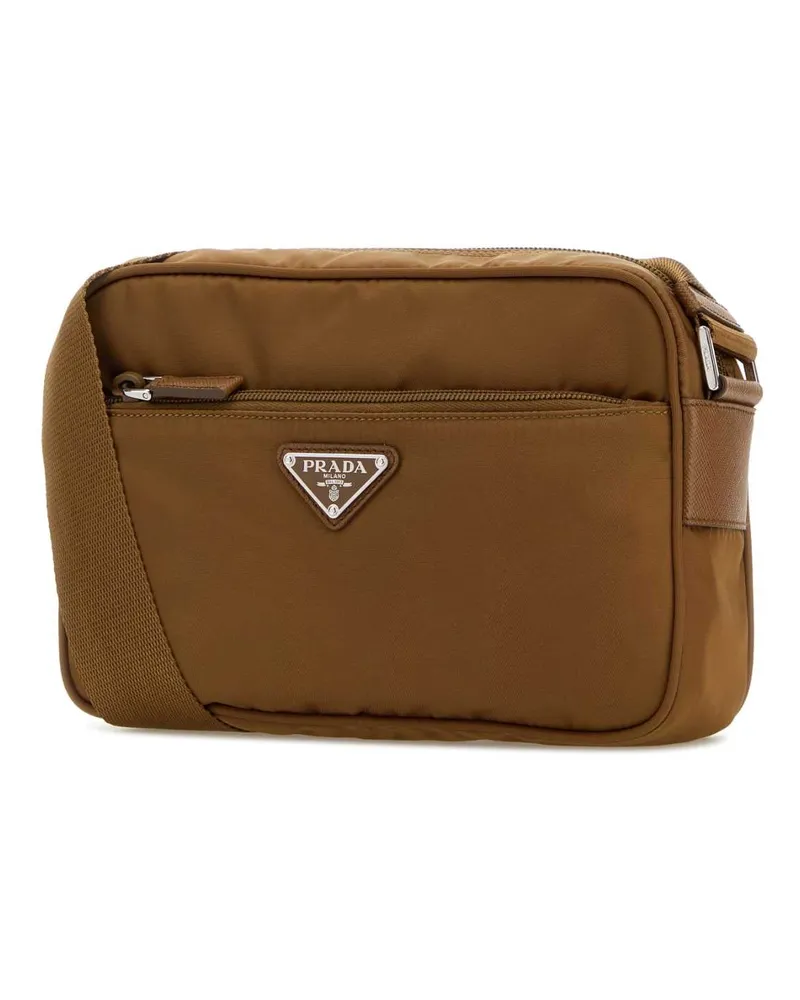 Prada Women's Re-Nylon Crossbody Bag Brown Brown