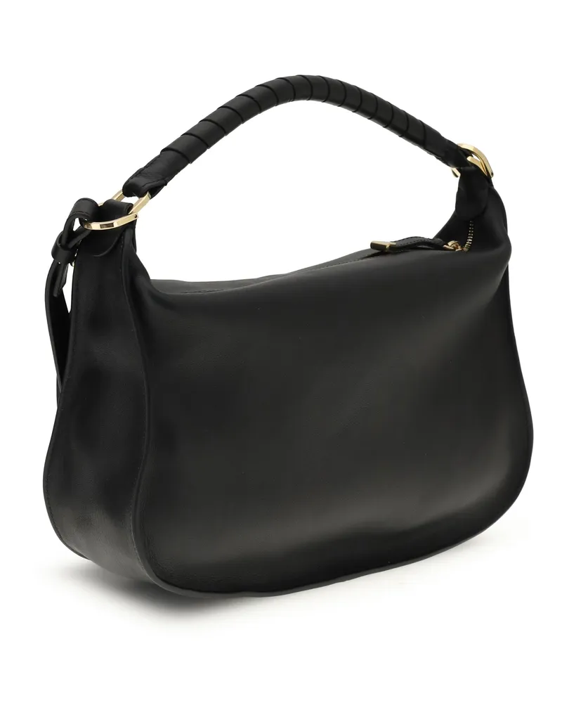 Chloé Women's Shoulder Bag Marcie Black Calf Leather Black