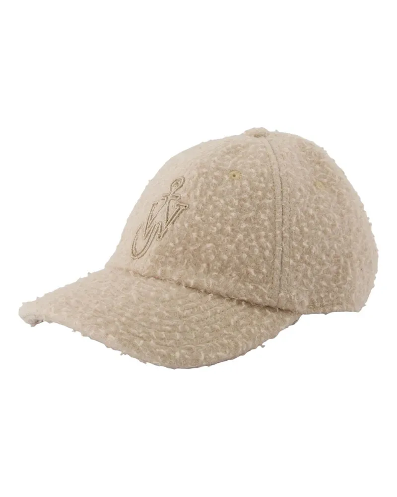 J.W.Anderson Unisex Ac0409-Fa0468-132 Wool Baseball Cap Beige Beige