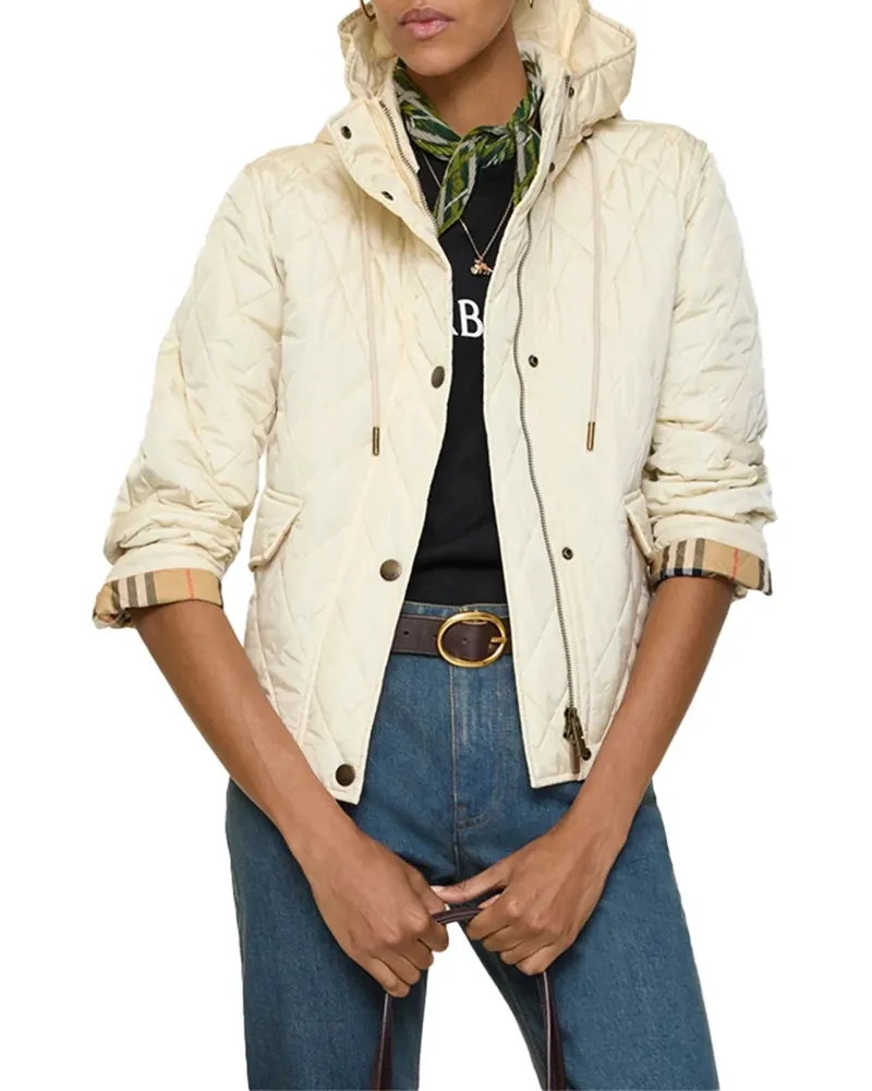 Burberry Pembroke Down Jacket — Beige Beige