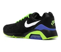 Men's Air Max Sneakers Black Leather Rubber
