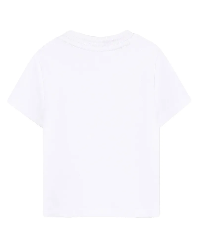 HUGO BOSS Logo-Print Cotton T-Shirt — White White