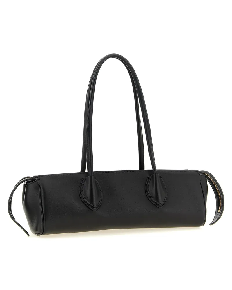 KHAITE Nappa Leather Shoulder Bag — Black Black