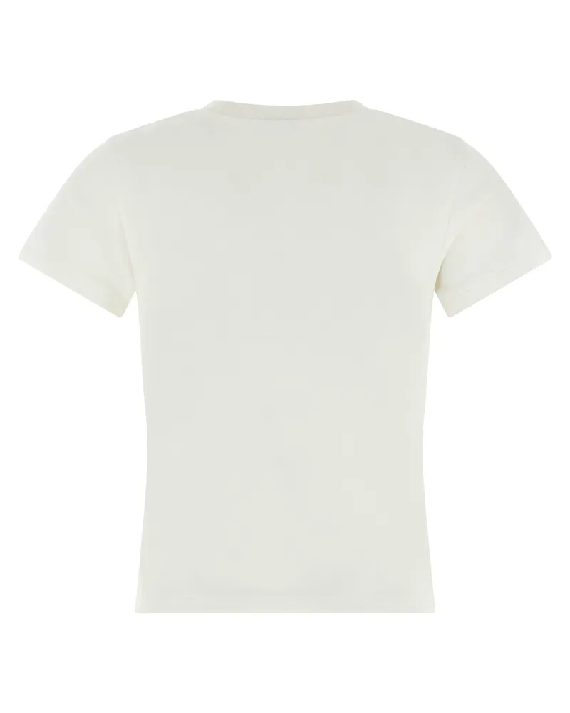 Alexander McQueen Women's White Cotton T-Shirt White
