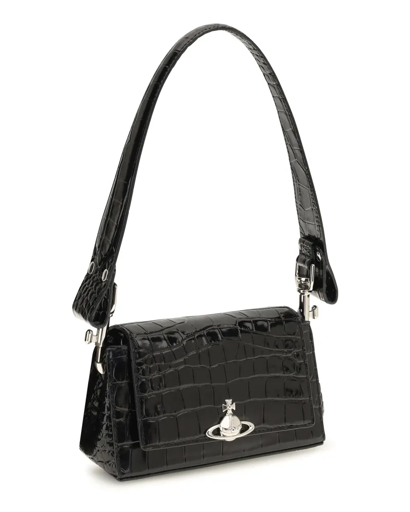 Vivienne Westwood Hazel Shoulder Bag — Black Black