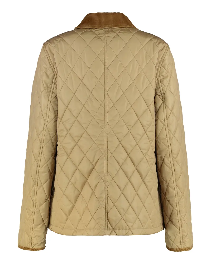 Burberry Women's Padded Nylon Jacket Sand Polyamide Trench & Raincoats Beige