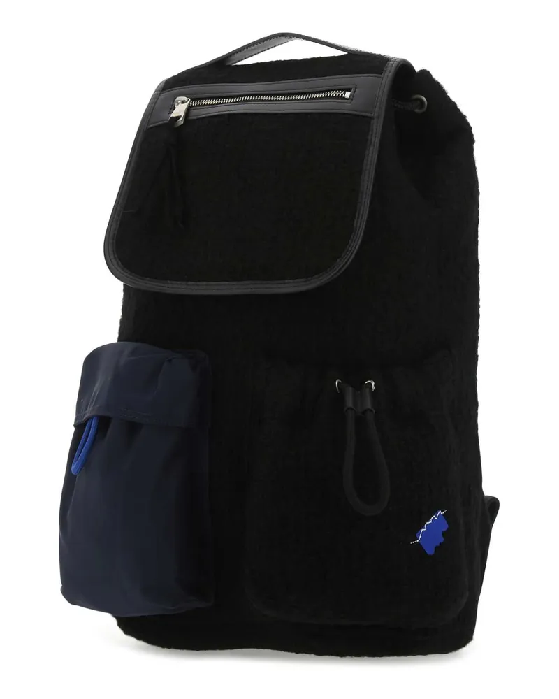 Adererror Men's Black Boucle Backpack Zaini Black