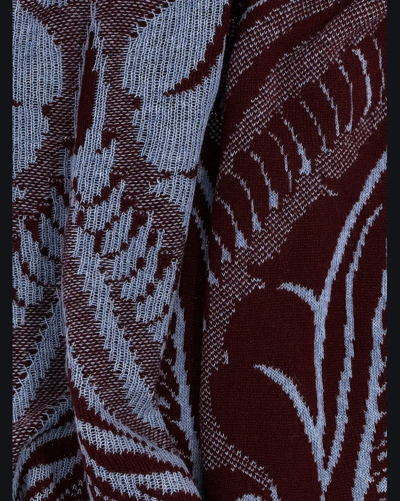 Etro Barocco Scarf — Burgundy Burgundy