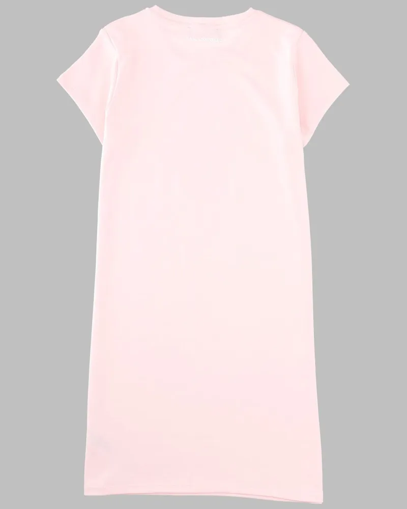 Karl Lagerfeld Cotton Dress — Pink Pink