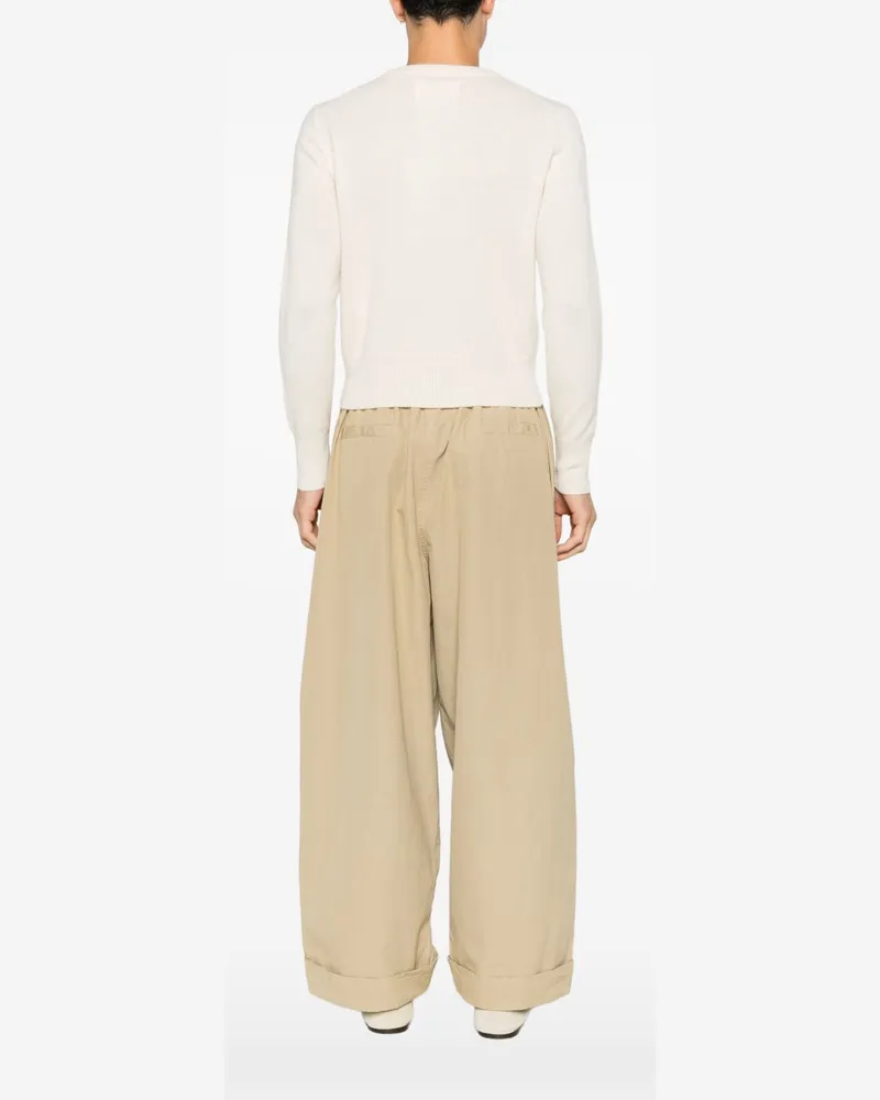 extreme cashmere Fine Knit Cardigan — Ecru Ecru