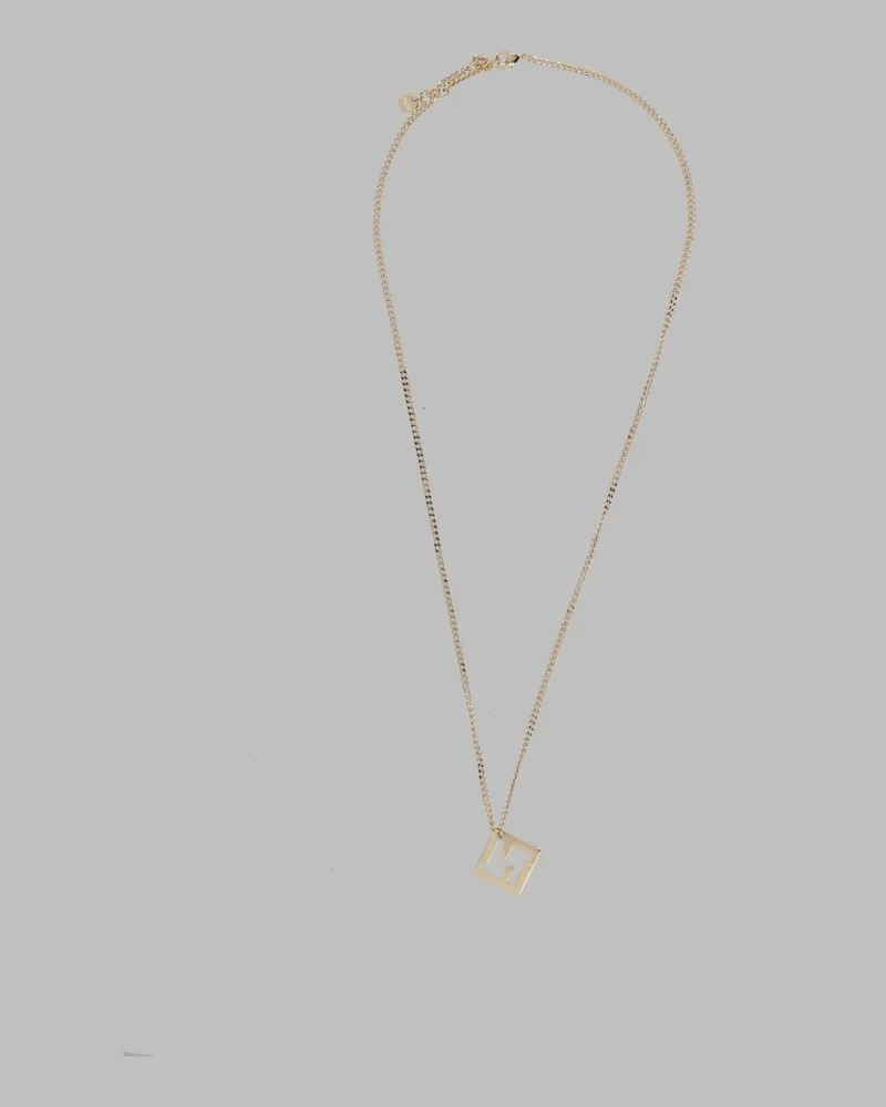 Fendi Necklace — Gold Gold
