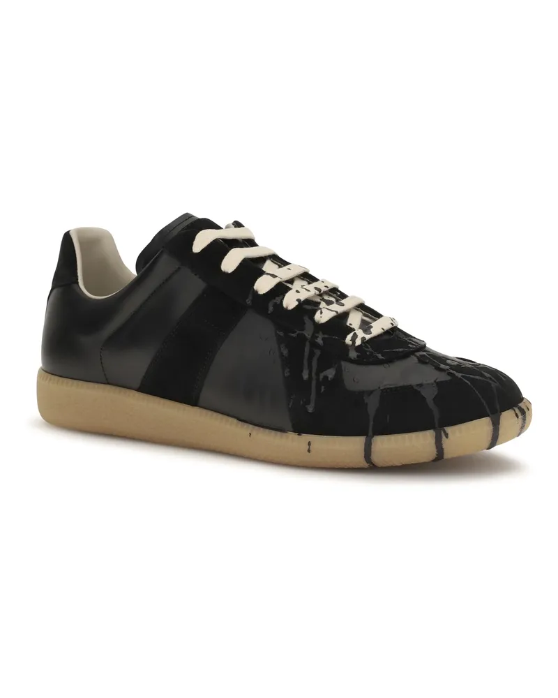 Maison Margiela Men's Replica Sneakers Black-Black Black/black Black