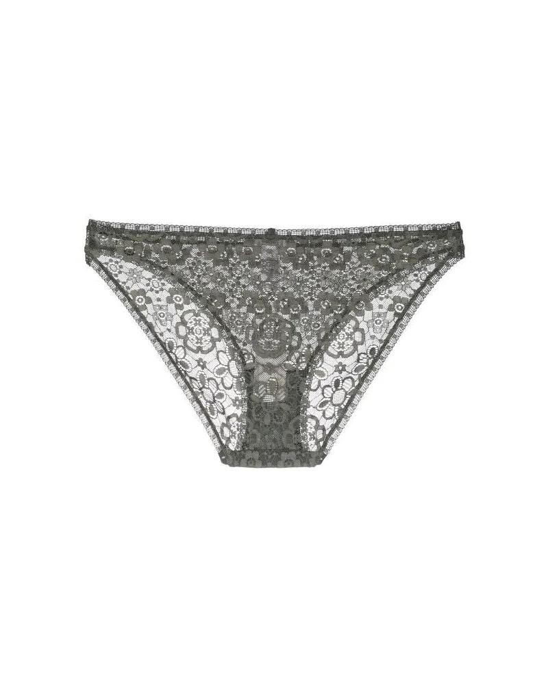 Eres Women's Floral Lace Briefs Aw22 W Olive