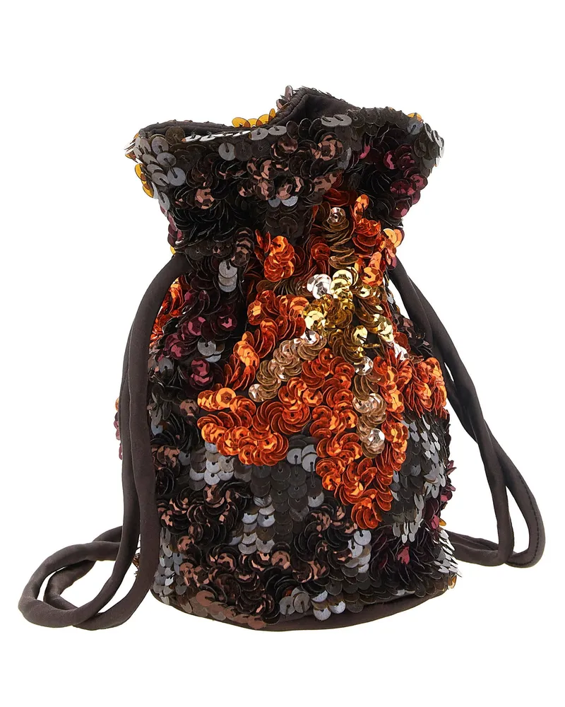 P.A.R.O.S.H. Gla Shoulder Bag — Brown Brown